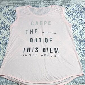Under Armour Light Pink Graphic Tee